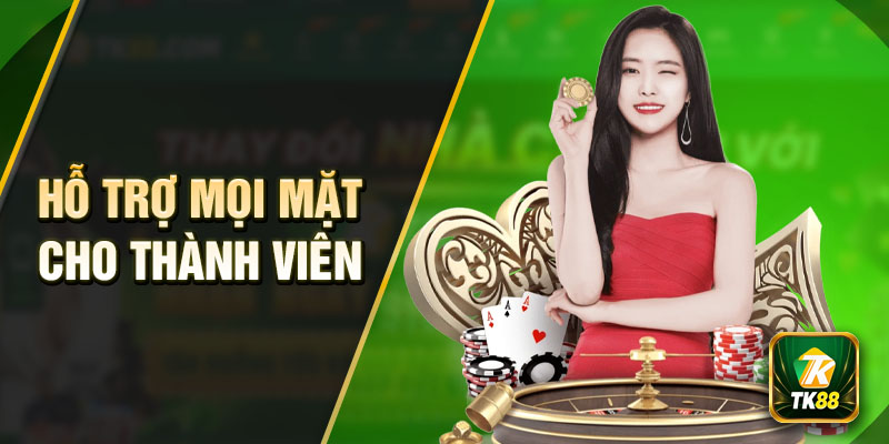 Hỗ trợ mọi mặt cho thành viên từ tài liệu đến phương tiện truyền thông