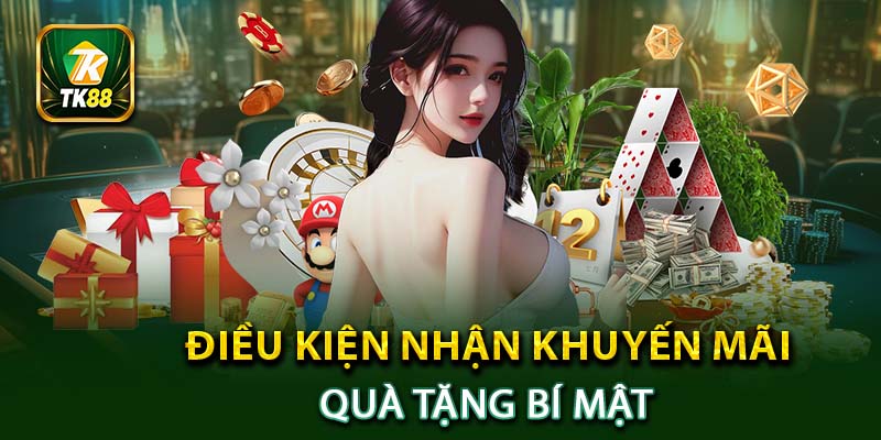 Điều kiện nhận khuyến mãi quà tặng bí mật