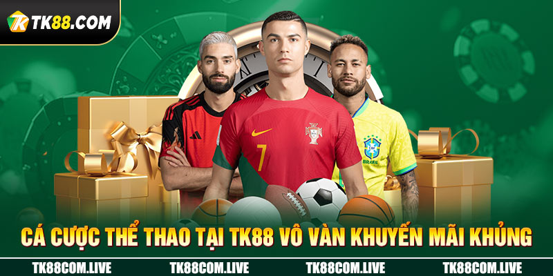 Cá cược thể thao tại tk88, vô vàng khuyến mãi khủng